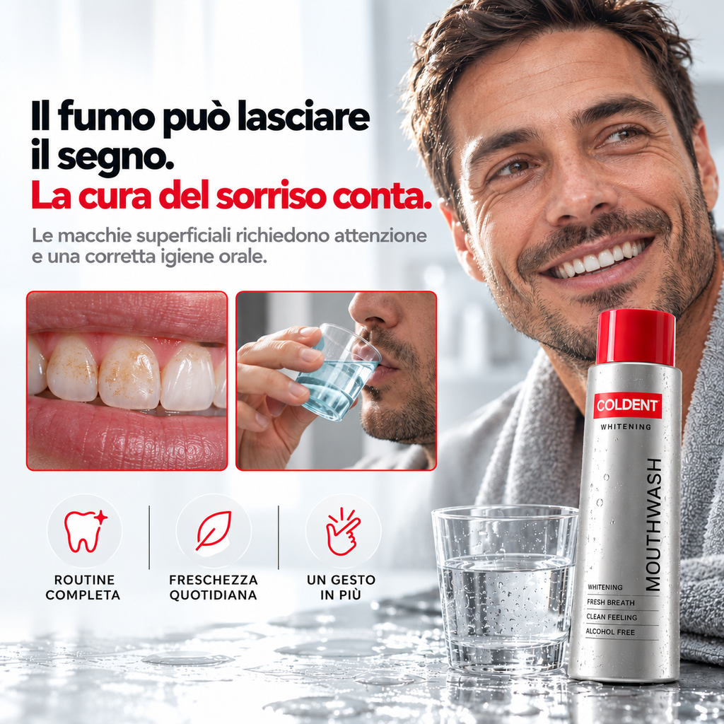 COLDENT™ - Colluttorio per sbiancamento e cura