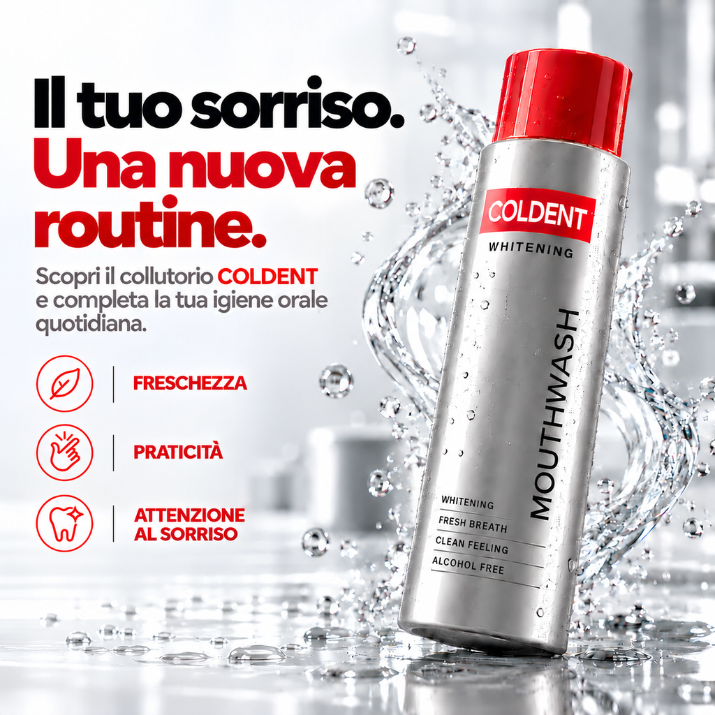 COLDENT™ - Colluttorio per sbiancamento e cura