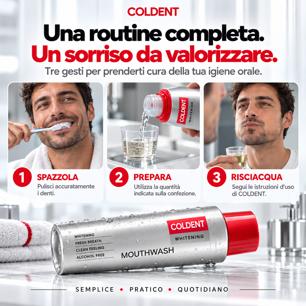 COLDENT™ - Colluttorio per sbiancamento e cura